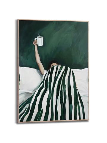 Orangewallz Druk artystyczny "Waking Up Green" w ramce