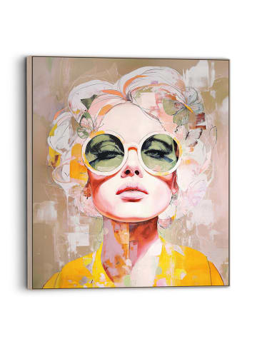 Orangewallz Gerahmter Leinwanddruck "Portrait Lady"