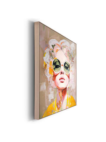 Orangewallz Gerahmter Leinwanddruck "Portrait Lady"