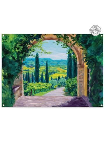 Orangewallz Outdoor-Kunstdruck "Tuscan Bow"