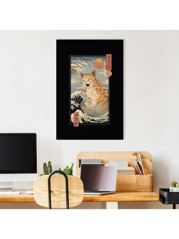 Orangewallz Kunstdruk "Vincent Trinidad - Catzilla Ukiyoe"