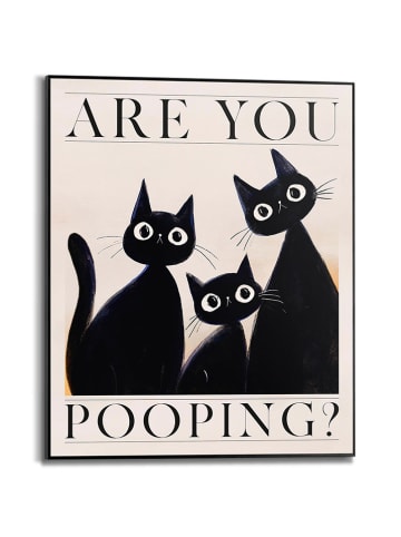 Orangewallz Gerahmter Kunstdruck "Kittens Looking"