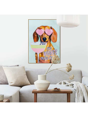 Orangewallz Gerahmter Kunstdruck ''Wiener Fun''