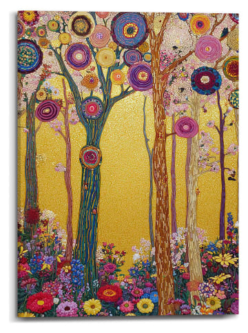 Orangewallz Leinwanddruck "Golden Forest"