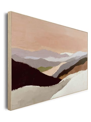 Orangewallz Ingelijste kunstdruk "Abstract Mountain Sight"