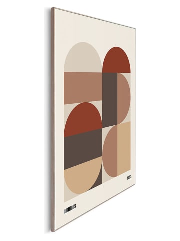 Orangewallz 2er-Set: Gerahmte Kunstdrucke "Bauhaus Autumn"