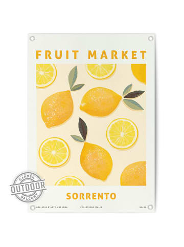 Orangewallz Zewnętrzny druk artystyczny "Juicy Lemons"