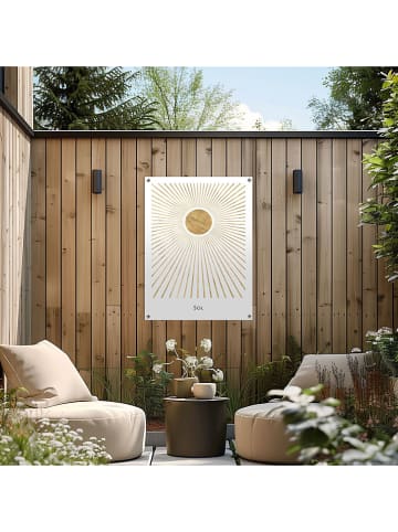 Orangewallz Outdoor-Kunstdruck ''Sun''