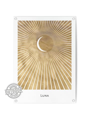 Orangewallz Zewnętrzny druk artystyczny "Moon"