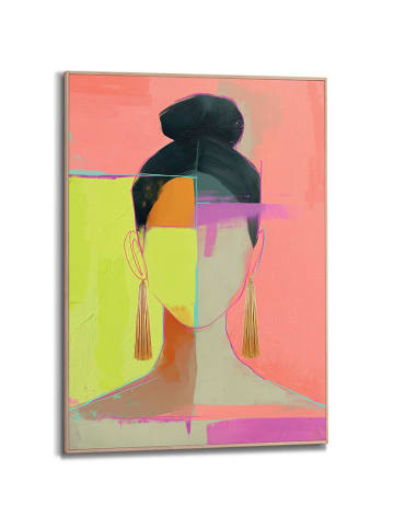 Orangewallz Druk artystyczny "Abstract Lady" w ramce