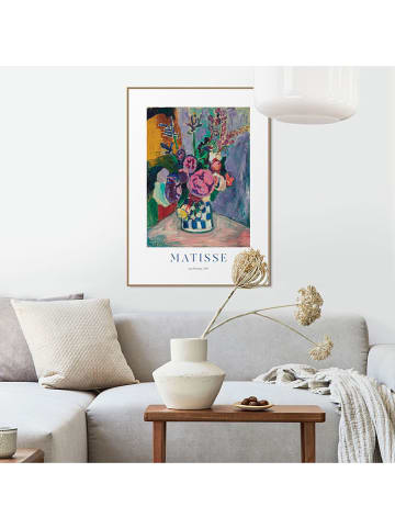 Orangewallz Druk artystyczny "Matisse - flowers" w ramce