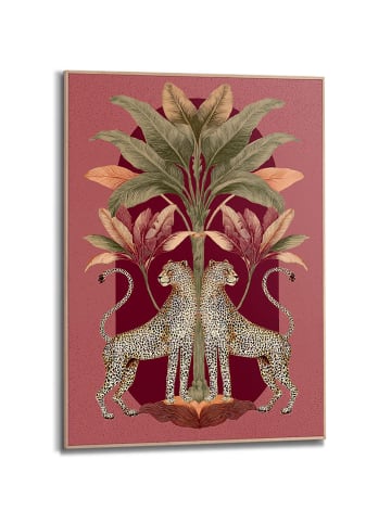 Orangewallz Ingelijste kunstdruk ''Jungle Mirror''