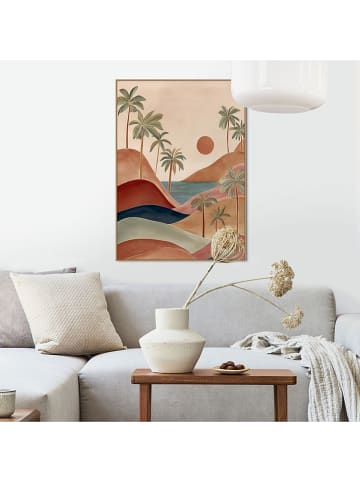 Orangewallz Druk artystyczny "Bohemian Setting" w ramce