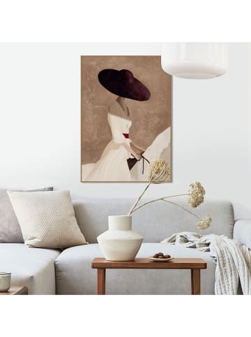 Orangewallz Ingelijste kunstdruk ''Horse Lady''