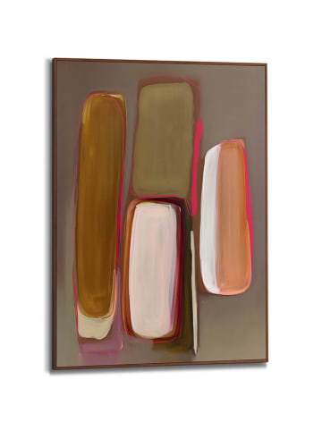 Orangewallz Ingelijste kunstdruk ''Green Abstract''