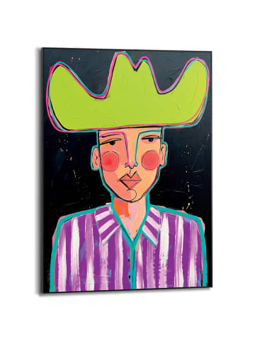 Orangewallz Druk artystyczny "Cowboy Colours" w ramce