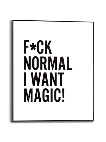 Orangewallz Druk artystyczny "Magic or Normal" w ramce