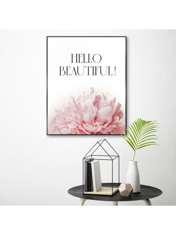 Orangewallz Ingelijste kunstdruk ''Hello''