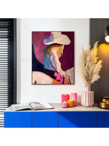 Orangewallz Druk artystyczny "Horse Girl" w ramce