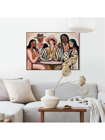 Orangewallz Ingelijste kunstdruk ''Girls Night Out''