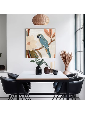 Orangewallz Druk artystyczny "Blue Bird" w ramce