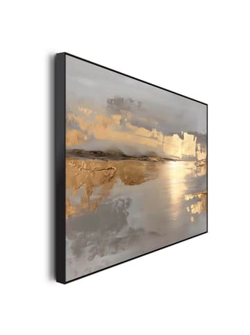 Orangewallz Ingelijste canvasprint ''Warm Horizon''