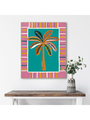 Orangewallz Druk artystyczny "Palm Illustration" w ramce