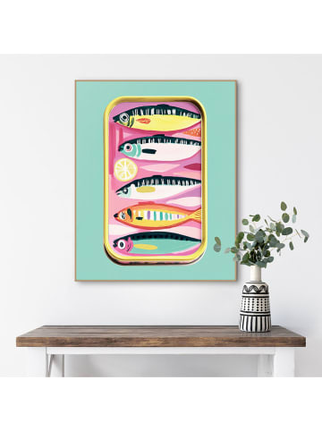 Orangewallz Ingelijste kunstdruk ''Sardine Can''