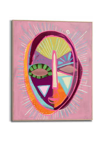 Orangewallz Ingelijste kunstdruk ''Face Mask''