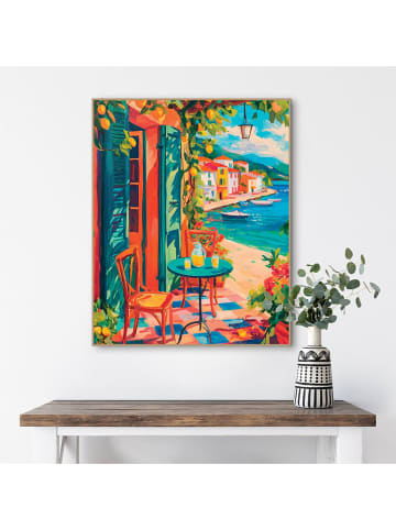 Orangewallz Druk artystyczny "Holiday Spot" w ramce