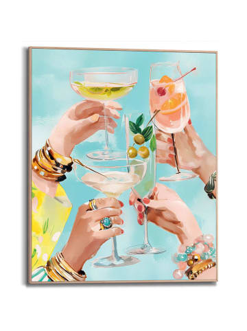 Orangewallz Ingelijste kunstdruk ''Party Drinks''