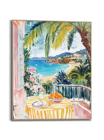 Orangewallz Druk artystyczny "Summer Balcony" w ramce