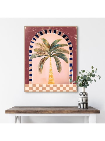 Orangewallz Druk artystyczny "Palm Present" w ramce