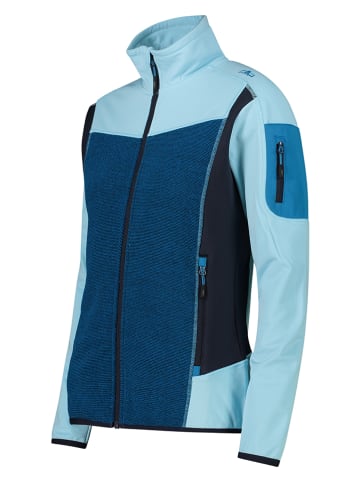 CMP Hybridjacke in Hellblau/ Blau
