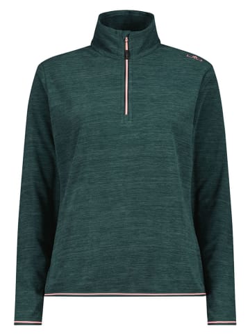 cmp Bluza polarowa w kolorze zielonym