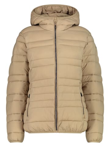 cmp Doorgestikte jas beige