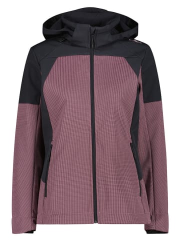 cmp Softshelljacke in Mauve/ Schwarz