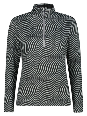 cmp Fleecepullover in Grün/ Schwarz
