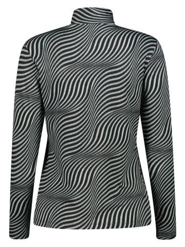 cmp Fleecepullover in Grün/ Schwarz