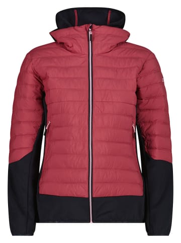 cmp Hybridjacke in Rot/ Schwarz