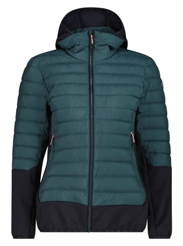cmp Hybridjacke in Dunkelgrün/ Schwarz