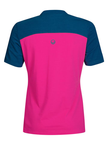 Halti Functioneel shirt "Core" fuchsia/donkerblauw