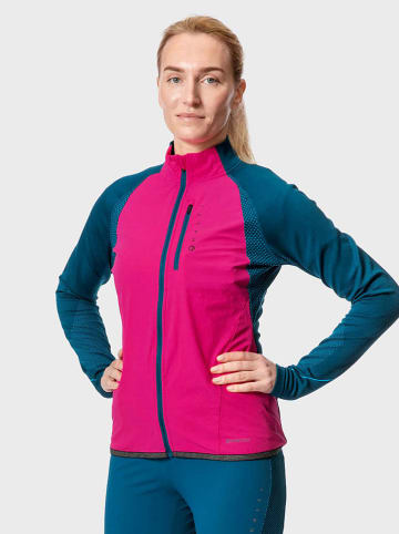 Halti Functionele jas "Tracks" fuchsia/blauw
