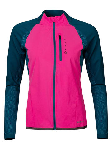 Halti Kurtka funkcyjna "Tracks" w kolorze różowo-niebieskim