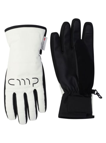 CMP Ski-/ Snowboardfingerhandschuhe in Weiß/ Schwarz