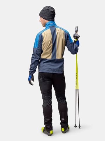 Halti Softshelljas "Framover" blauw/beige/donkerblauw