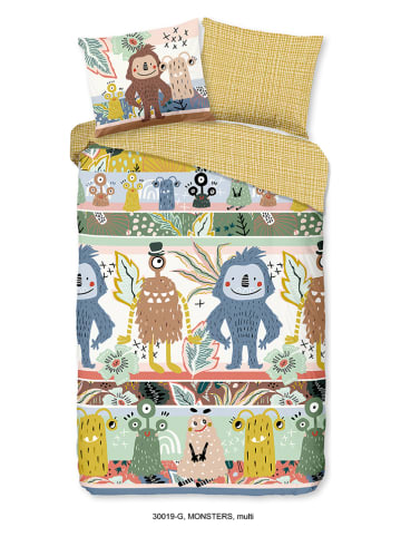 Good Morning Beddengoedset "Monsters" geel/meerkleurig