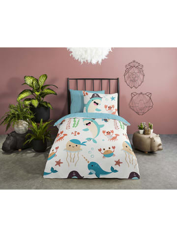 Good Morning Beddengoedset "Seaworld" wit/meerkleurig