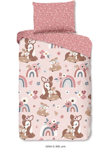Good Morning Komplet pościeli "Bibi" w kolorze jasnoróżowo-różowym