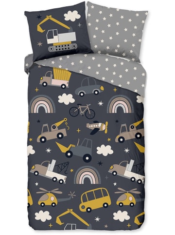 Good Morning Beddengoedset "Rush" grijs
